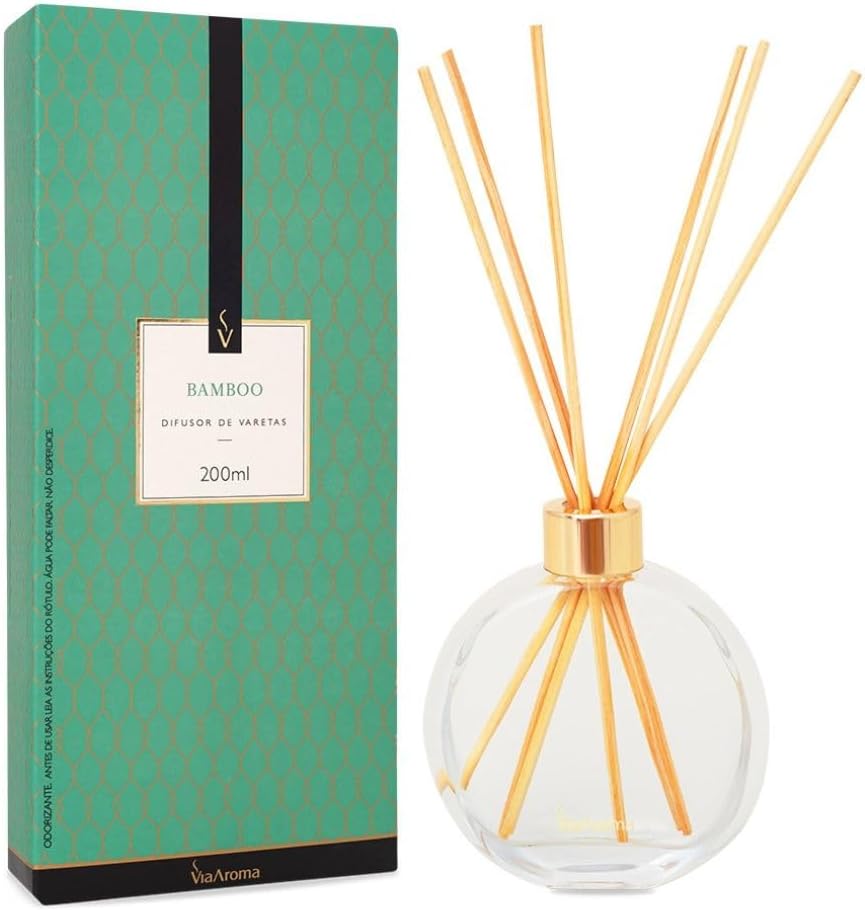 Top Difusores e Aromatizadores de Ambientes 2025 - Difusor bamboo via aroma