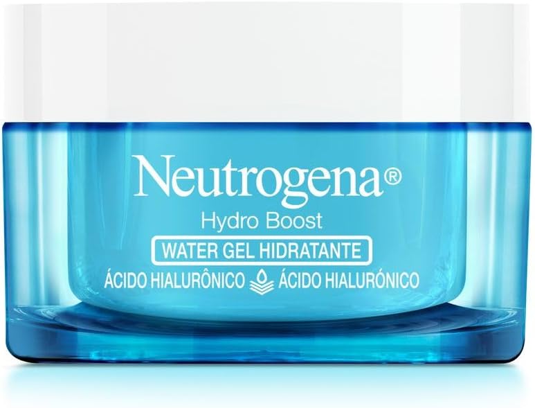 Melhores hidratantes faciais 2025 – Neutrogena Hydro Boost Water Gel para pele hidratada e saudável